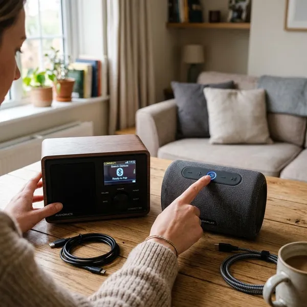 internetradio mit bluetooth lautsprecher verbinden