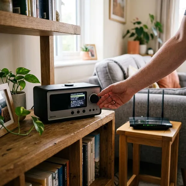 Internetradio findet das WLAN nicht