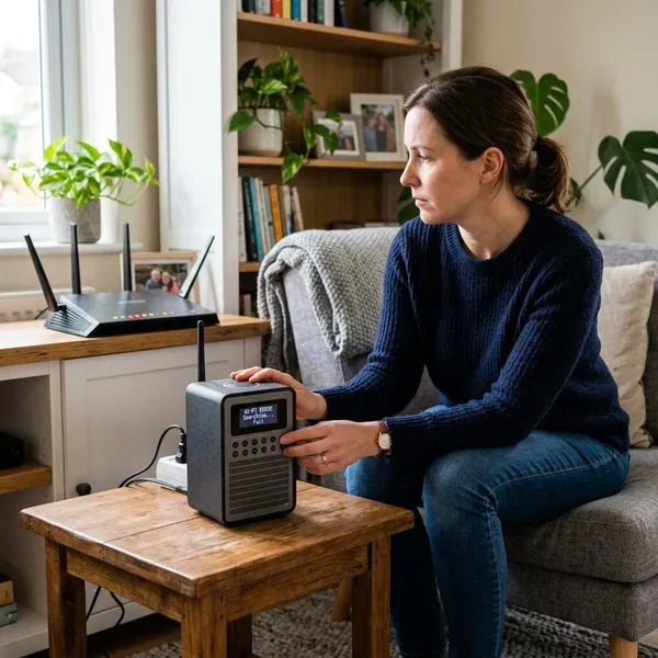 Internetradio nach Routerwechsel verbinden