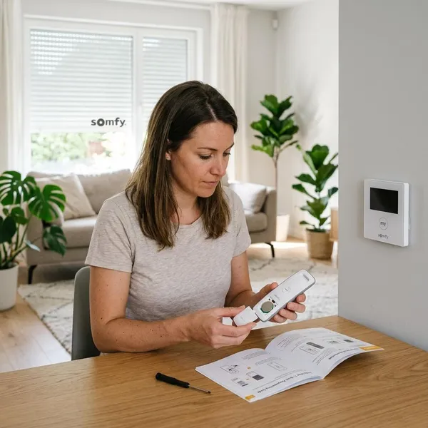 somfy fernbedienung programmieren